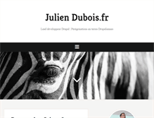 Tablet Screenshot of juliendubois.fr